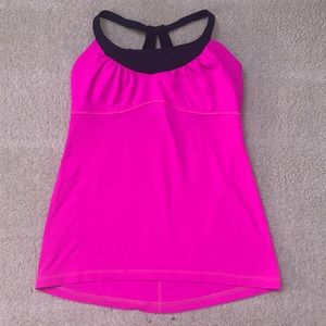 Lululemon Scoop Me Up II Yoga Tank 8 EXC